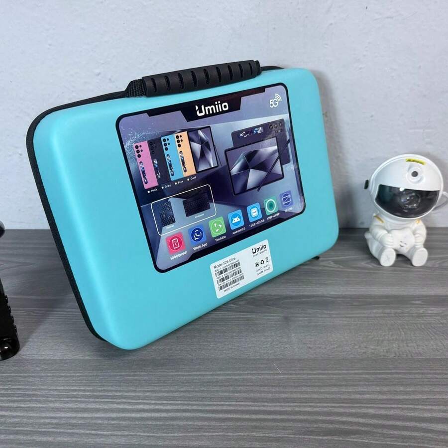 TABLET UMIIO S25 ULTRA, 10.1" HD, 12GB RAM + 128GB ROM, ANDROID 15.0, CHIP, 10000MAH BATTERY, DUAL CAMARA 13MP FRONTAL + 26MP TTRASERA, INCLUYE FUNDA+ TECLADO+MOUSE ALAMB+ OTG TIP C+ CARGAD + ESTUCHE PARA CARGAR TODA LA TABLET Y LOS ACCESORIOS, PARA CUALQUIER PERSONA DESDE LOS 12AÑOS - Dorado - Ver 1