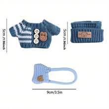 1/2 Sets Fashionable Clothing Sets Suitable For Labubu (Without The Doll), Hand-Woven , Cute Clothes, Bags, Hats, DIY Fashionable And Interesting Accessories, Suitable For Daughter's Birthday, Anniversary, And Holiday Gifts, Christmas Gift