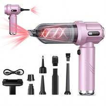 20000PA High Power Portable Wireless Vacuum Cleaner, 4-In-1 Compressed Air Duster, Blower And Handheld Vacuum Cleaner With Brushless Motor, Suitable For Car, Home, Office, Camping And More