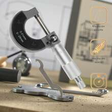 Micrómetro Exterior Precisión 0.125mm Medicion Industrial 0.1 Mm 2.5 Cm