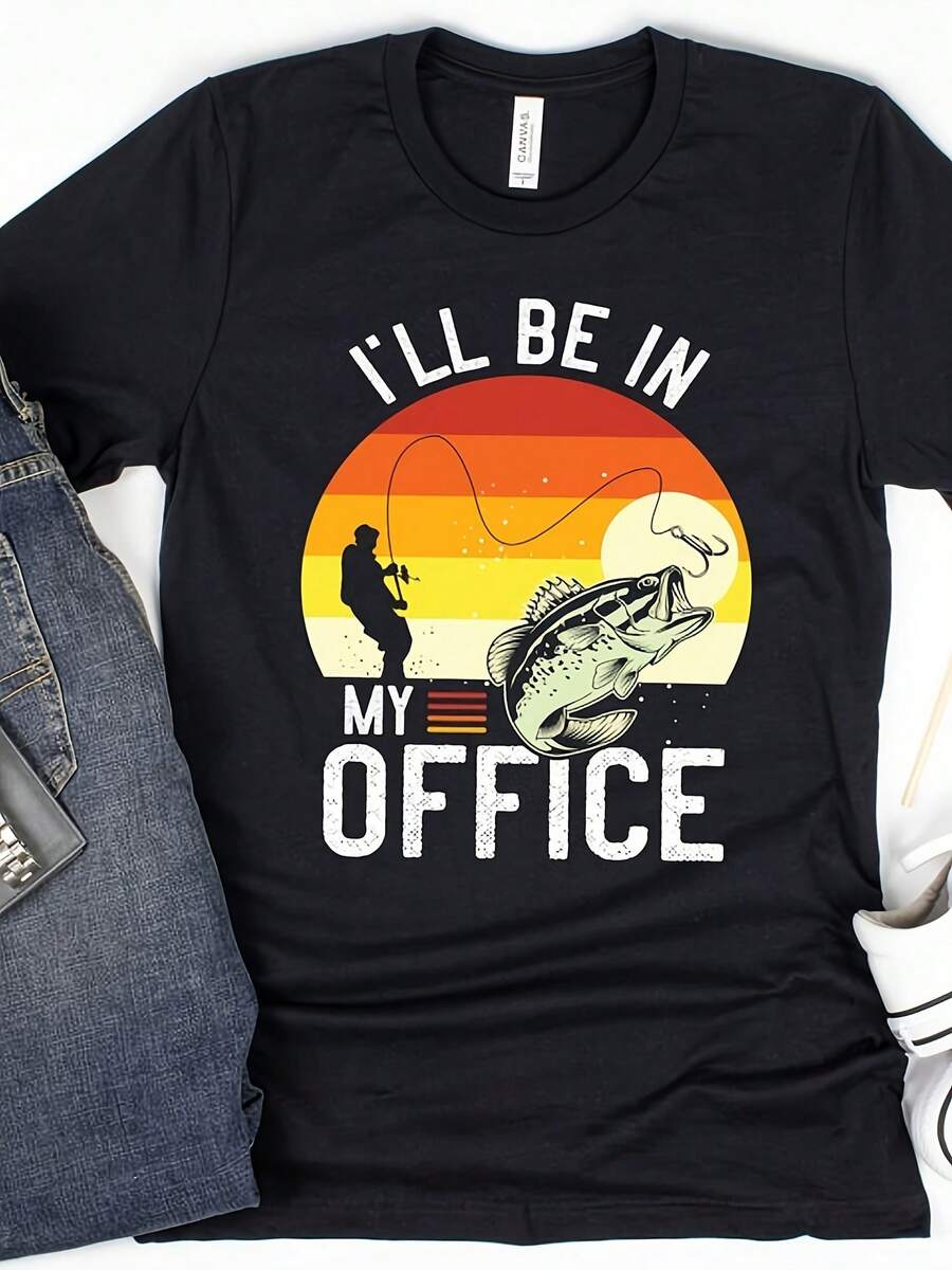 Funny Fishing Shirt, Hoodie, Gift For Fisherman, I'll Be In My Office, S Lake Fishing Gift - 款式11 - 查看 1
