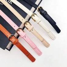 1条PU皮革钱包手柄，长度68厘米至77厘米，可调节皮革钱包肩带，双扣皮革肩带，可替换手机配件 - 彩色 - 查看 4