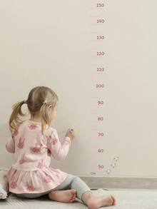1pc Minimalist Kids Height Growth Measurement Wall Sticker, 50-150cm, Suitable For Home, Room, School Baby Shower Family Decorations Gifts