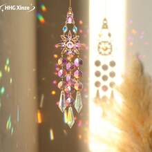 Even In Winter, It Can Bring You The Warm And Colorful Sunshine. Crystal Sunshine Collector, New Year's Gift, Home Decor, Projects Vibrant Scenes Of Light Indoors And Outdoors, Used For Hanging Wind Chime-Style Garden Sunshine Collectors Outside The Window, Crystal Rainbow Maker, Indoor And Outdoor Decoration - Multicolor - View 14