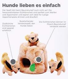 Outward Hound Hide A Birthday Cake, Plush Puzzle Birthday Themed Dog Toy - Sóc - Xem 15
