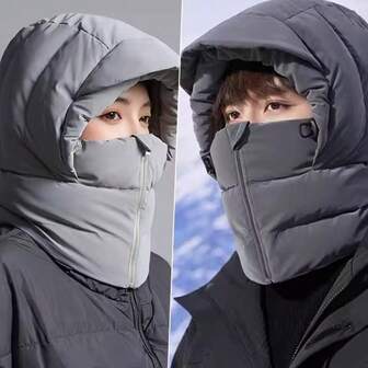 1pc Solid Color Casual Polyester Other Winter Hat