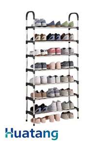 Zapatero 7 Niveles Organizador Apilable Para Zapatos Negro - Plateado - Ver 4