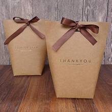 9 PCS Thank You Gift Wrap Boxes Packing Bags(9 Brown), Minimalist Gift Boxes Easter, Drative Presents Box Bundle For Packing Candy/Tie,25111418 - 巧克力棕 - 查看 1