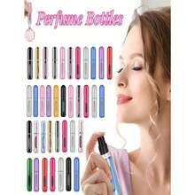 10pcs/Set 5ml Refillable Perfume Atomizer, Organizer Pouches Mini Portable Spray Bottles, Cologne Mist Sprayer, Leak-Proof Mini Perfume Bottle. Suitable For Night Out, Travel, Party And Dates. Packaging Bags Perfume Refillable Bottle - Nhiều màu - Xem 5