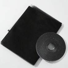 3-Pack de mallas ajustables para ventanas, repelentes de mosquitos, autoadhesivas, transpirables y a prueba de insectos, fáciles de ajustar, ideales para la comodidad del hogar, simples de instalar y quitar, malla para ventanas - Oscuro - Ver 5