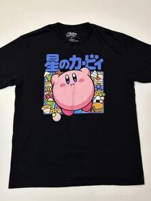 Shirt Adult Large Black Short Sleeve Gamer Japanese Food Men - 款式3 - 查看 1