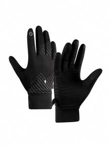 Luvas de Inverno com Tela de Toque para Homens e Mulheres, Adequadas para Ciclismo, Corrida, Direção, Luvas Quentes para Clima Frio, Atividades ao Ar Livre