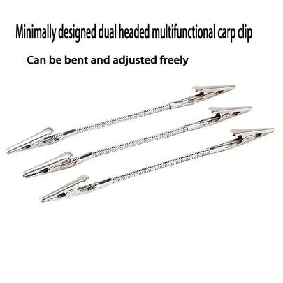 2 st myggspiralklämmor, multifunktionella dubbelhövdade alligatorklämmor, hållare för alligatormyggspiral, förvaringsställ för myggspiraler