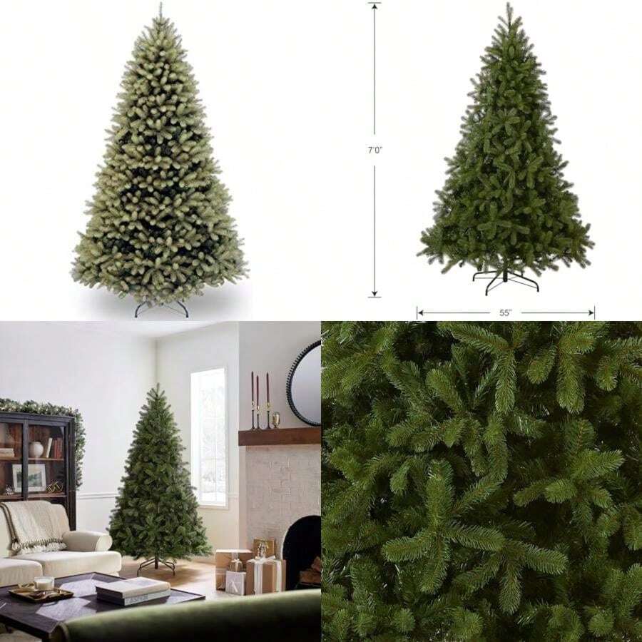National Tree Downswept Douglas - Árbol de Abeto, Tradicional, Verde, 2.2 Metros(6ft 11in) - Tipo 1 - Ver 1
