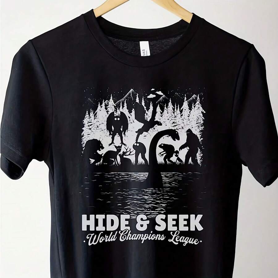 Cryptozoology Shirt, Cryptid Shirt, Mothman Shirt, Bigfoot Shirt, Shirt, Sasquatch Shirt, Shirt, I Want To Believe - 款式9 - 查看 1