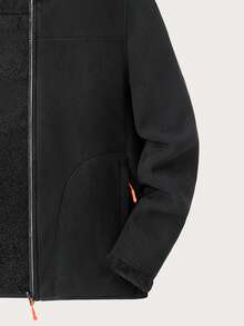 Women's Reversible Warm Winter Jacket - Double-Sided Thick Fleece Jacket, Outdoor Soft Shell Fabric, With Zipper Pockets, Athletic Casual Hooded Sweatshirt, Suitable For Autumn/Winter Daily Wear, Weekend Leisure, Jogging, Travel And Skiing.