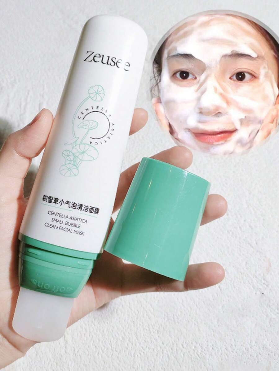 1 盒积雪草泡泡面膜，深层清洁、保湿、去黑头、去毛孔，可洗掉 - 彩色 - 查看 1