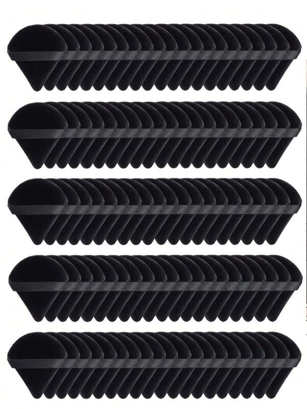 50 unidades de esponja de maquiagem aveludada, ferramenta multifuncional para maquiagem, esponja para pó facial, esponja com almofada de ar, esponja de maquiagem para uso seco e úmido, esponja de maquiagem reutilizável, esponja para pó solto, ferramenta de beleza para maquiagem, esponja de maquiagem, sem látex, esponja com almofada de ar, suprimentos de maquiagem, adequada para base líquida, BB cream, corretivo, adequada para todos os tipos de pele.