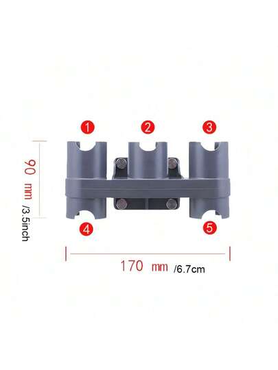 1pc ModelsV7 V8 V10 V11 V15 Cleaner Attachment Bracket Extension Base Wand Mount Compatible, Grijs Space Saving Mounted Stofzuiger Holder, Vloer Care Accessory view 7