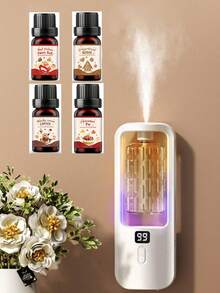 6pcs/1pc Christmas Essential Oil Set, Food Fragrance Oils, 10ml Aromatherapy Oils, Christmas Oils, Gingerbread House, Bedroom & Living Room Fragrance, Suitable For Scented Candles, Wax Melts, Diffuser Stones, Diffuser, Humidifier, Christmas - Multicolor - View 4