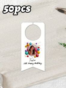 10/30/50pcs Custom Water Bottle Labels, Personalized With Names And Date, Decor For Wedding, Birthdays, Baptisms, Bridal Shower, And Bachelorette Party Favors - Multicolor - View 17