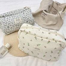 1 pieza Bolsa de almacenamiento multifuncional con diseño lindo y gran capacidad, organizador de cosméticos para estudiantes, viajes y uso diario. Se puede usar como estuche de lápices, billetera, organizador de papelería, bolsa de aseo de viaje, mini bolsa de cosméticos portátil con cierre. Regalo ideal para mujeres y niñas. - Multicolor - Ver 3