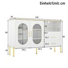 Storage Cabinets - White - View 10