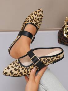 Apricot Bottom Leopard Print-square Button