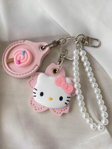 New Cute Cartoon Sanrio Hello Kitty Key Card Holder, Keychain, Access Card, Waterproof Sensor Community Card, Elevator Protection Case - Pink - View 2