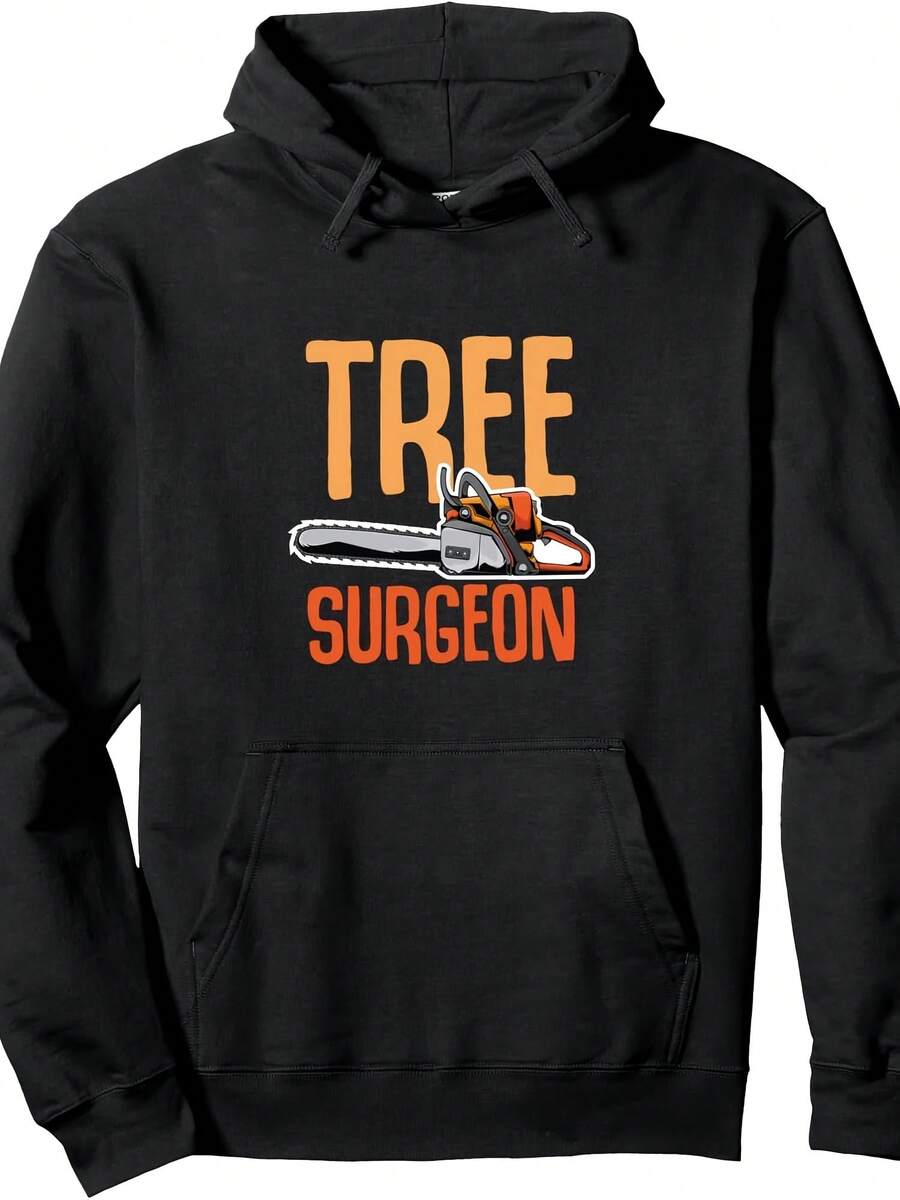 Tree Surgeon Chainsaw Woodworker Pullover Hoodie - Style 4 - View 1