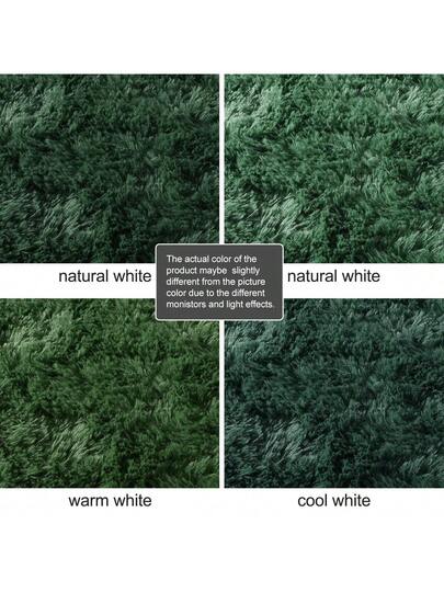 Moderne Indoor Shaggy Vloerkleed Bedroom Living Room Dorm Home ative Polyester Fiber, Sponge Filling Lightweight Dark Groen Plush Area Rugs Super Zachte Comfy Accent Festive Vloer Tapijt view 8