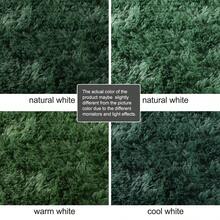 Modern Shaggy Area Rug, Suitable For Bedroom, Living Room, Dorm, Home Decor, Made Of Polyester Fiber And Sponge Filling, Lightweight And Breathable, Deep Green Plush Surface, Super Soft And Comfortable, Ideal For Bedroom, Christmas And Other Holiday Decoration - Dark Green - View 8