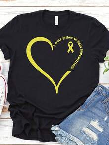 Endometriosis Awareness Shirt, Endo Surgery Shirt, Endometriosis Warrior Shirt, Conic Illness, Endometriosis Port Shirt, Yellow Ribbon Shirt - 款式29 - 查看 1