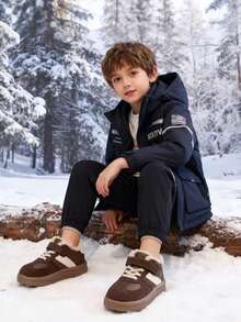 Kindersneaker mit Thermofutter, für Jungen & Mädchen, geeignet für Schule, Winterausflüge, Ferien