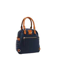 Bolsa cruzada NicoleLee de nylon holográfica - Azul Marino - Ver 6