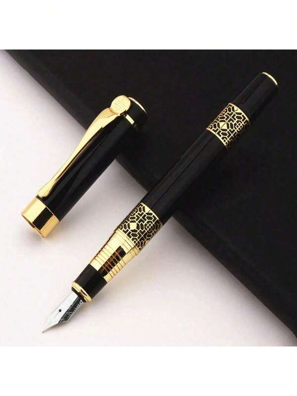 1 Pen+20 Ink Cartridges Set Vintage High-Grade Business Pen With Fine Nib Back To School