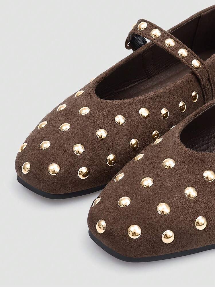 ADAMUMU Нови дамски висок клас модни удобни мокасини, леки, подходящи за пролет, лято, есен и зима, модерни и удобни - Мока кафяво - View 2