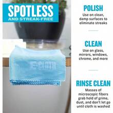 Microfiber Glass Cleaning Cloth, Assorted Colors, 4 Pack - 多種顏色 - 4 件裝 + 8 件裝 + 純色 - 查看 4