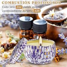 VIDA4U 12 Piezas Velas Aromaticas Decorativas de Cera de Soya 100% Natural para Aromaterapia Ideal para Ambientes Relajantes en Regalos de San Valentin Cumpleaños Aniversario y Navidad Escenario Perfecto para Momentos Especiales y Decoracion Elegante - Victoria - Ver 5