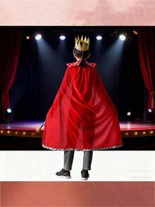 Christmas Birthday Party Stage Performance Decoration Props, Christmas King, Prince And Princess Cloaks And Capes, Festival Makeup Shows, Crown Headbands, Crutches, Party Props - Multicolor - View 4