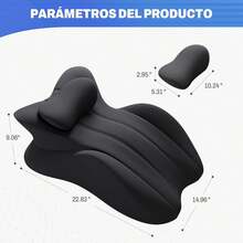 OLEQE Almohada para Piernas, Cojin para Piernas Elevadas, Almohada Ortopedica Piernas para Relajar Los Músculos, Aliviar la Hinchazón, Embarazadas - 1 - Ver 4
