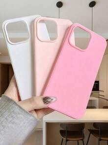 3pcs Matte Textured Thick TPU Solid Color Phone Case Compatible With IPhone 16, 15, 14, 13, 12, 11 Pro Max - Multicolor - View 18