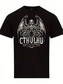 Cthulhu T-Shirt H.P. Lovecraft Inspired Horror Fan Tee - 款式20 - 查看 1