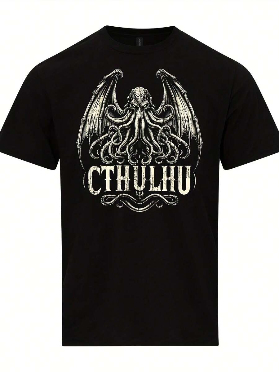 Cthulhu T-Shirt H.P. Lovecraft Inspired Horror Fan Tee - 款式20 - 查看 1