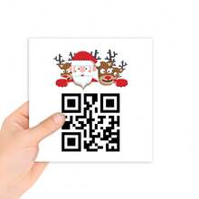 Customized Cards, Christmas Cards, Christmas Event Cards, Gift Cards, Discount Cards, Customized Greeting Cards, Customized QR Codes, Customized Payments, Customized Coupons, Customized Event Cards, Customized Counter Cards, Birthday, Party, Holiday, Wedding, Confession, Table Cards - Christmas QR Code Card - View 18
