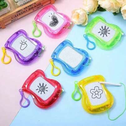 Kids Mini Magnetic Drawing Board, Handbag And Keychain Notebook, Erasable Sketchpad, Birthday Gift For Boys And Girls, Monster Gift Set, Back To School And Graduation Season, Valentine's Day Wedding, Random Christmas Colors