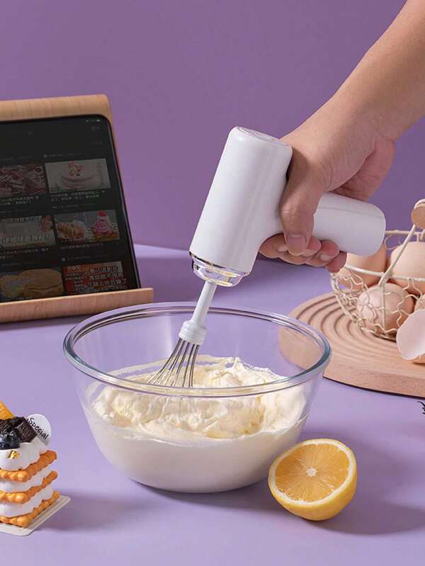 Wireless Egg Beater, Electric Household Small Mixer, Butter Beater, Baking Mixer, Manual Whisk