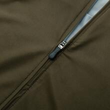 RAUDAX 男式速干骑行长袖衬衫，透气柔软贴身面料，适合山地自行车和公路自行车，双色时尚设计，全拉链，3 个口袋，背面有反光条