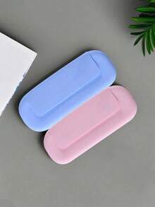 1 Piece Magnetic Silicone Cosmetic Bag, Storage Bag, Large Capacity Beauty Bag, Glasses Case, Makeup Brush Storage Bag, Blush And Eyeshadow Brush Tube, Splash-Proof, Moisture-Proof, Mold-Proof, Dust-Proof, Portable Travel Beauty Tool Bag, Suitable For Home, Commuting, And Traveling.,Christmas Gifts,Pouch,Travel,Gifts For Women,Women's Necessaire,Travel Essential,Pouch,Clutch / Small Handbag,Necessaire,Makeup Organizer,Makeup Organize,Pouch,Brush Holder,Mini Pouch,Large Capacity Pouch