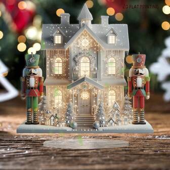 Viral Nutcracker Acrylic Statue Transparent Crystal Table Decor Perfect For Christmas & Gift Giving Seasons